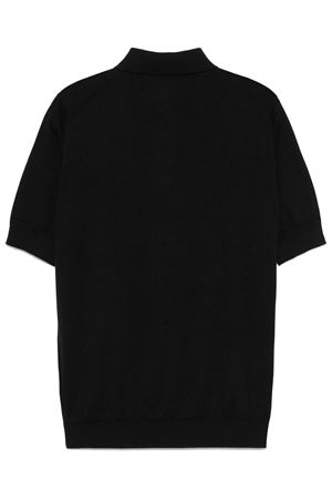 Black cotton polo shirt PT TORINO | TL4SPM110NTS60MGU0990